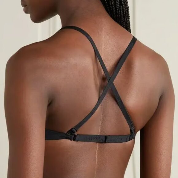 NWOT La Perla Up Date Multi-way Padded Plunge Bra - Black 32D - Picture 10 of 11